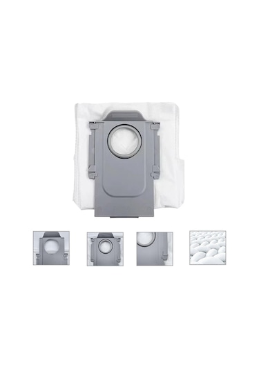 Junzhuodianpu Roborock S8 Maxv Ultra/g20s Robot Süpürge Aksesuarları: Ana Fırça, Yan Fırça, Hepa Filtre, Paspas, Toz Torbası