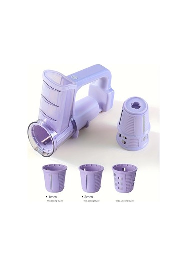 Elmpaly Gri Beyaz Usb Motorlu Mutfak Rondosu Doğrama Dilimleme Rendeleme Buz Kırma Gri Beyaz