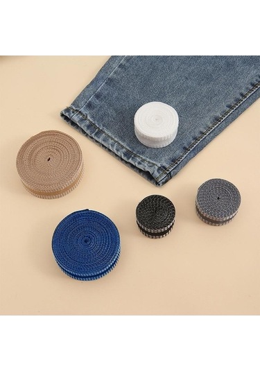Pazly Grey Self-adhesive Fabric Patch For Pants - Quick Hem Fix Solution