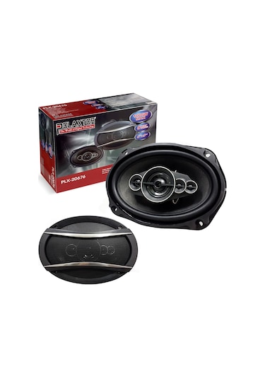 Oto  Hoparlör  Oval  6X9  1000W  2  Adet  Kapaklı  Beş  Yollu  Plx-20676