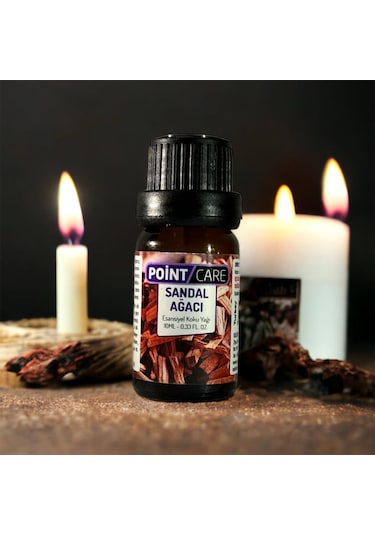 Point Care Sandal Ağacı Kokulu Mum Esansı 10ml Mum Koku Soya Wax