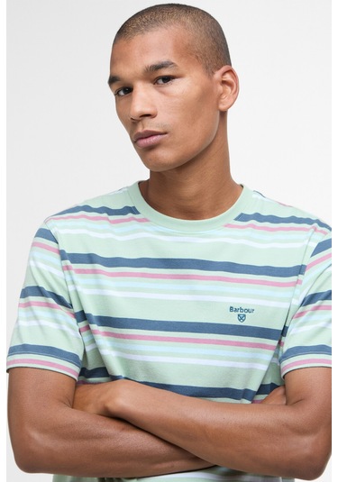 Barbour Houstead Stripe Tailored Fit T-shirt Gn12 Pale Apple Gn12 Pale Apple