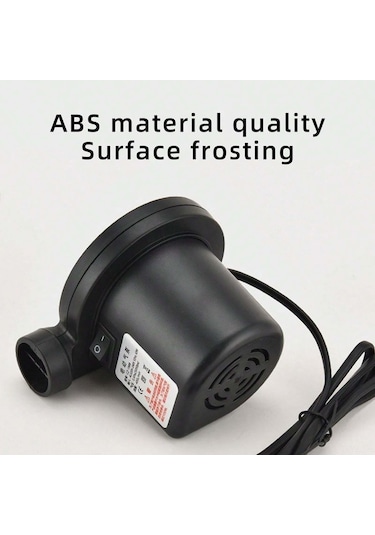 Tenfowee Taşınabilir Li-pil Akülü Hava Pompa, 400l/dk Akış, 3 Adaptörlü, Inflasyon/deflasyon, Havlu, Top, Havuz Oyuncakları İçin, 0.33kg, 20-25 Dakika Kullanim Süresi