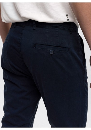 Back And Bond Normal Bel Normal Paça Slim Fit Lacivert Erkek Pantolon B33w32005 Lacivert