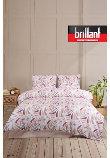 Çift Kişilik Desenli Nevresim Takımı Çok Renkli