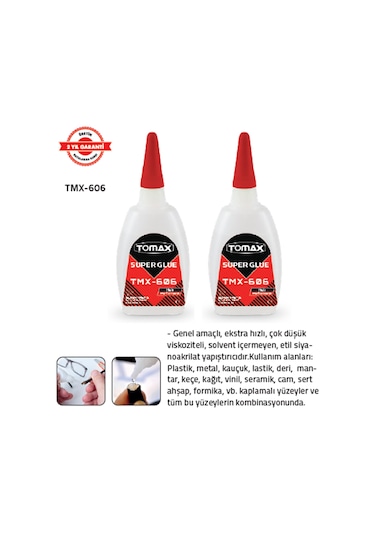 Hızlı Yapıştırıcı 20 Gr Tmx-606 30 Adet