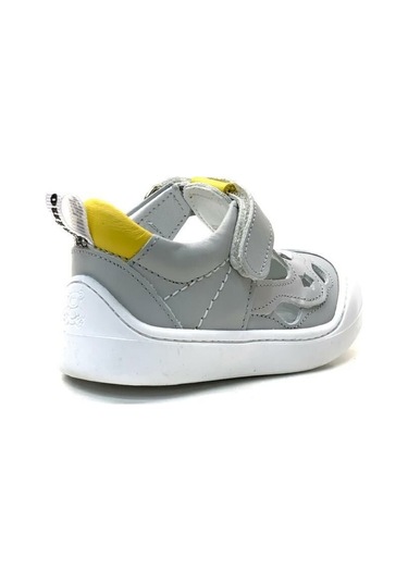 Tuğba Ortopedi 1759 Erkek Bebe İlk Adım Ayakkabı Gri/sarı Gri - Sarı