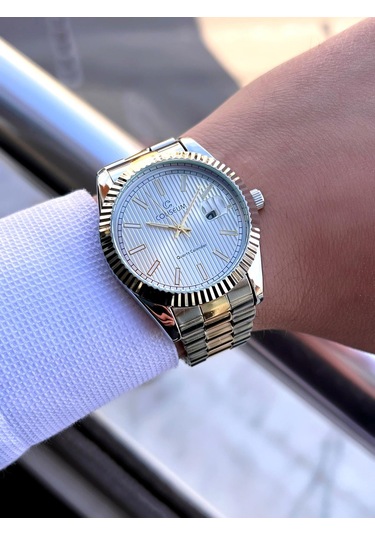 Coliseum Çelik Kordon Takvimli Kadran Kutulu Seri Erkek Kol Saati Ft.aas.ı011