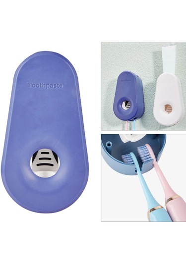 Homyl Banyo Tuvalet Için Duvara Monte Otomatik Diş Macunu