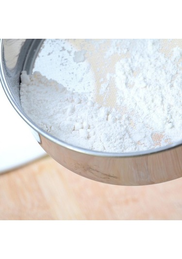 Paslanmaz Çelik Hasır Un Eleme Elek Elek Süzgeç Pişirme Mutfak Aracı Gümüş