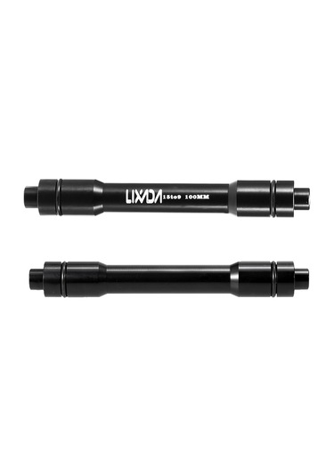 Ximistore9 Alüminyum Bisiklet 15mm Toros Ağzı 9mm Hızlı Çıkarma Dönüştürücü Ebatı 112x15mm Siyah