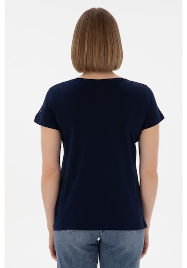 U.S. Polo Assn. Kadın Lacivert Bisiklet Yaka Tişört 50305832-VR033 U.S. Polo Assn. Kadın Lacivert Bisiklet Yaka Tişört 50305832-VR033