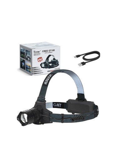Gt100 Led Şarjlı Kafa Lambası Wt-628 Renkli