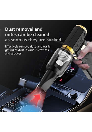 Yifomall 250000 Rpm Turbofan El Fanı - 10000mah Pil, Led Aydınlatma, 6 Rüzgar Hızı, Sürekli Hız Regülasyonu, Siyah