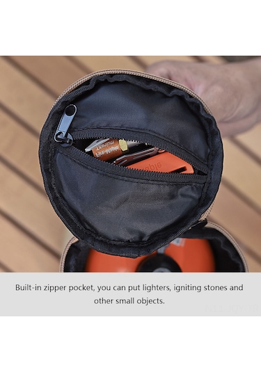 Youmex Taşınabilir Kamp Gaz Tüpü Çantası - Su Geçirmez, Dayanıklı Ve Darbeye Dayanıklı Haki