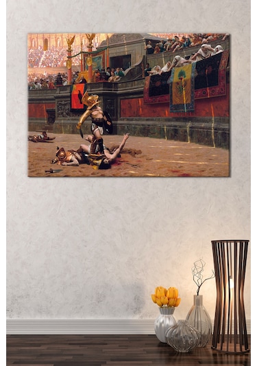 Jean Leon Gerome Pollice Verso Kanvas Tablo 35 x 50
