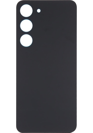Cbtx Samsung Galaxy Uyumlu S23 Sm-s911b Cam Pil Arka Kapak Siyah