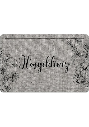 Evaşk Kapı Önü Paspası Vinil Kaymaz Tabanlı 45 X 70 Evaşkdm11103