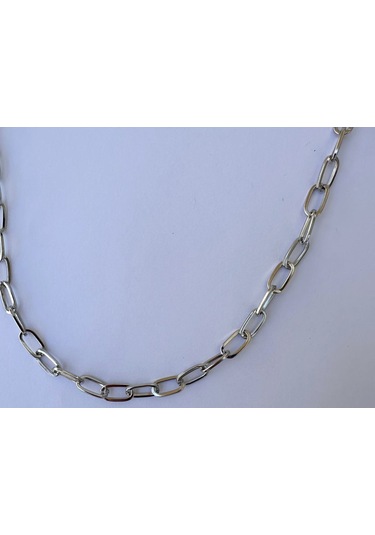 Paytak Moda Gümüş Rengi Zincir Kolye Unisex Zincir Kolye Pytkznckly242 Gümüş