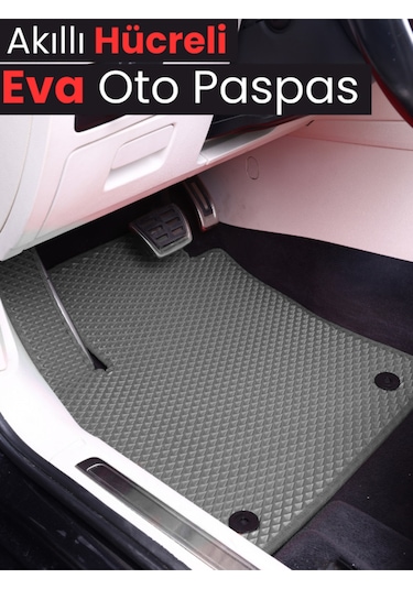 Volkswagen-polo- 2009-2017 İçin Eva İç Paspas Takımı Metal Topukluk Hariç