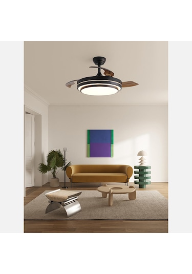 Dlc Vespero Bakır Motor 106cm Kumandalı Led Tavan Vantilatörü