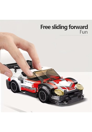 Teknik Porsche 911 Lego Araba Porsche Lego Araba Yapı Blok Oyuncak Araba - 250+ Parça
