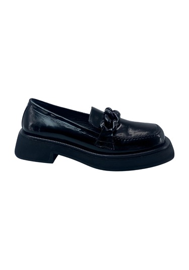Albini 2610556r Hakiki Rugan Deri Loafer Ayakkabı Siyah