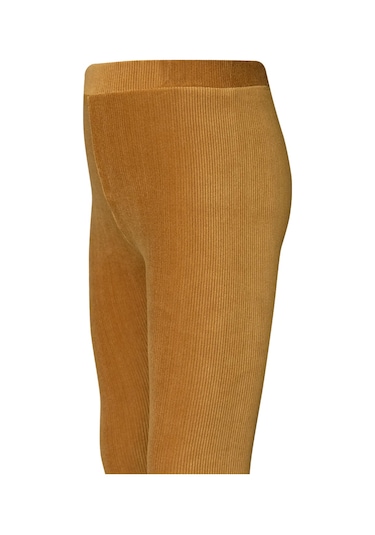 Lovetti Hardal Kız Çocuk Fitilli Kadife Tayt 9312H005 Hardal