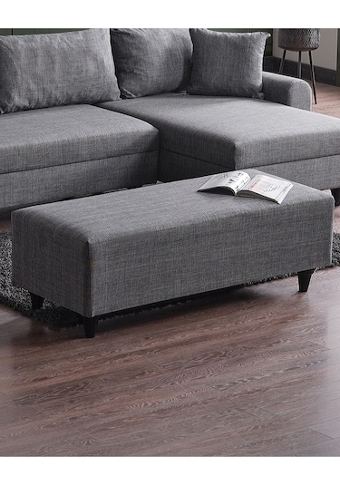 Kagu Corner Flavia Köşe Takımı Puflu Gri