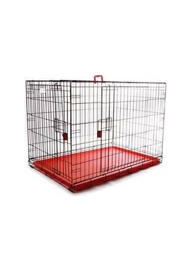 M-Pets İki Kapılı Tel Köpek Kafesi 91.5 x 58.5 x 63.5 CM