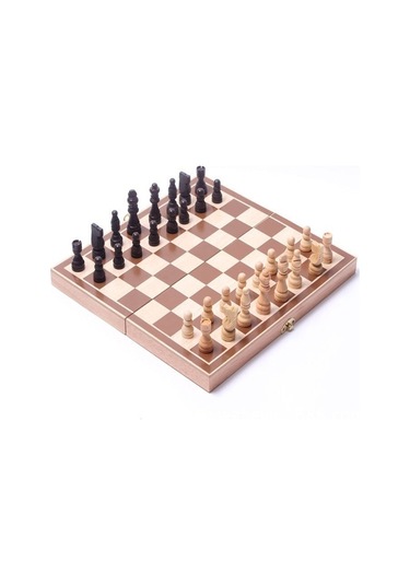 Sones Ahşap Katlanır Satranç Tahtası Oyunu