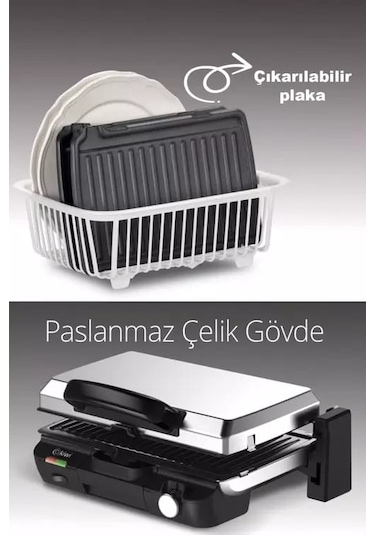 Kiwi KSM-2453 Izgara Ve Tost Makinesi