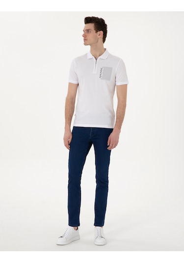 Pierre Cardin Erkek Beyaz Tişört 50307929-vr013 Beyaz