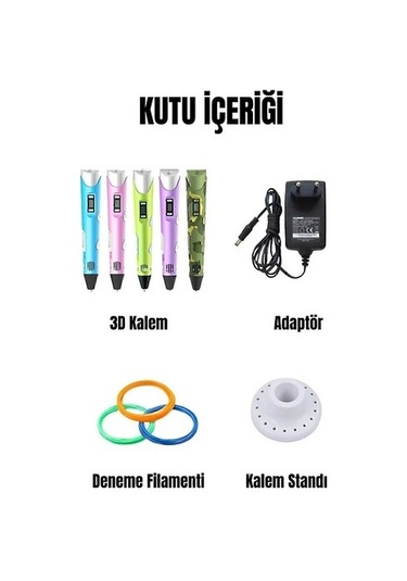 Kenpazar Üç Boyutlu Yazıcı Kalem Printer
