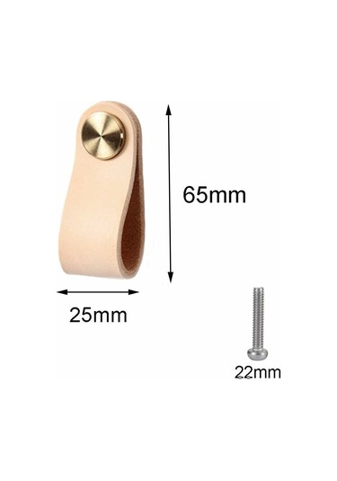 Deri Kulplar 8 Adet Deri Mobilya Kulpu Vidalı Aksesuarlarla Zarif Mobilya Dekorasyon Aksesuarları İçin Dolap Kulpları