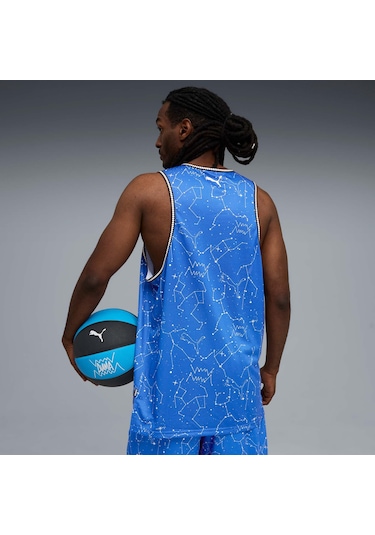 Puma Hoopaverse Erkek Basketbol Forması 632895 02 Mavi
