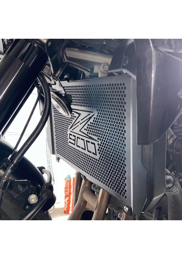 Z900 Motosiklet Aksesuarları Radyatör Izgarası Koruma Koruyucu Kapak - Siyah