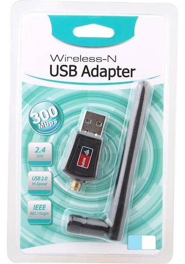Juo Wn802N 300Mbps USB Kablosuz Wi-Fi Alıcı Ağ Adaptörü