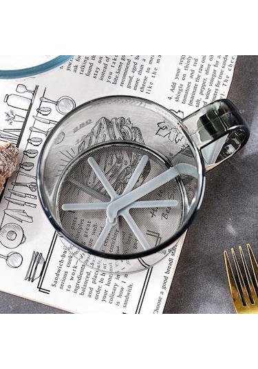 250ml Plastik Bardak Un Eleği İnce Örgü Çok Fonksiyonlu Kompakt Boyutlu Un Diğer