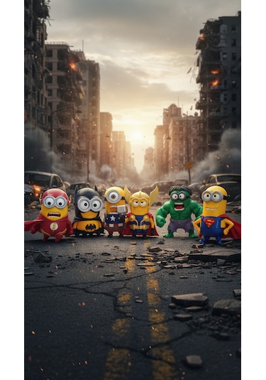 Superman Minion Figür 14 Cm