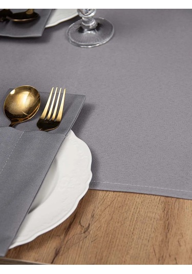 Leohome Masa Üstü Kumaş Masa Örtüsü 435036250 Açık Gri