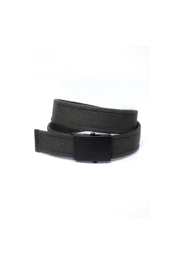 Unisex Siyah Tokalı Kolon Kemeri 4cm Yeşil Yeşil