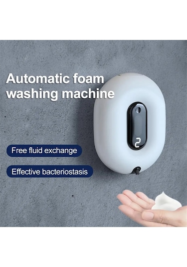 Anjiexun El Sabunu Dağıtıcısı U Şekli Otomatik İndüksiyon Güç Kaynağı Modu Beyaz