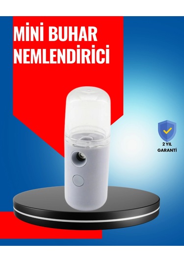 Mini Şarjlı Buhar Nemlendirici Taşınabilir, Enerji Tasarruflu, Kablosuz Kullanım