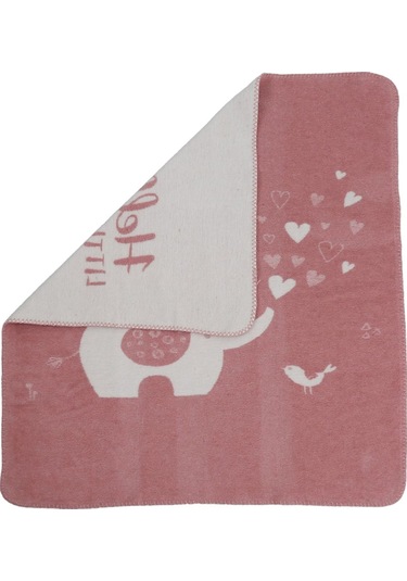 Yumuşak Bebek Çocuk Battaniyesi Mevsimlik 90x100 Cm Sb 885 Pembe