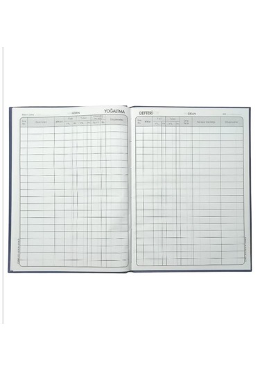 Zümrüt Yoğaltma Defteri Ciltli 100 Yp