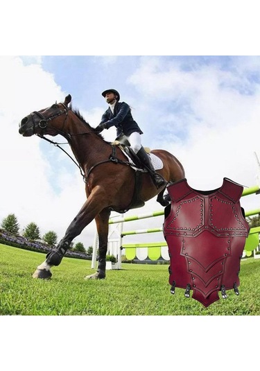 Suntek Yetişkin Binicilik Binicilik Yeleği Koruyucu Üç Kırmızı