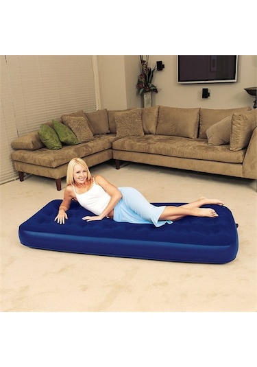 Bestway 67000N Tek Kişilik Şişme Yatak - Lacivert - 185 x 76 x 22 CM