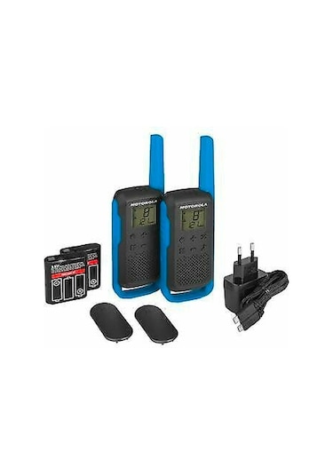 Motorola TLKR-T62 Pmr 2'li El Telsizi Mavi