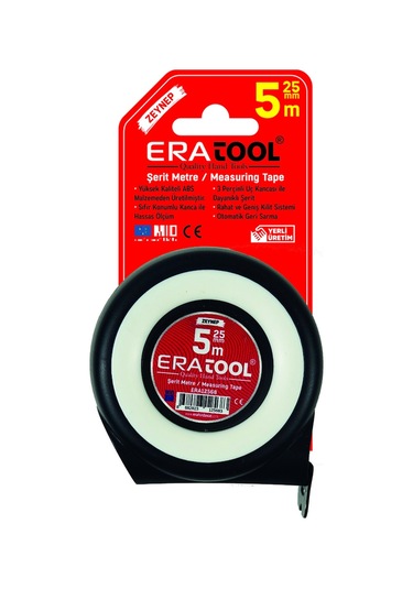 Şerit Metre 5 25 - Mandallı Stoplu Era12568 Zeynep Eratool